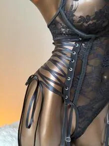 Perry Black Bodysuit